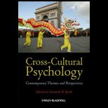Cross Cultural Psychology Contemporary Themes and Perspectives