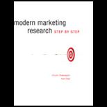 Modern Marketing Research  Step by Step (Canadian)