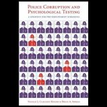 Police Corruption and Psychological Testing