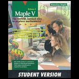 Maple V Release 5  Student Version, Mac and Windows / With CD