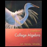 Essentials of College Algebra