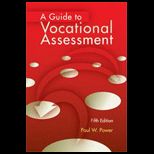 Guide to Vocational Assessment   With CD and Workbook