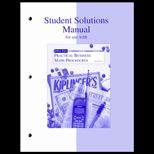 Practical Business Math Procedures, Brief Edition (Student Solution Manual)