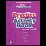 Our Communities   Practice Activity Workbook
