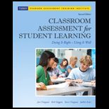 Classroom Assessment for Student Learning   With Cd