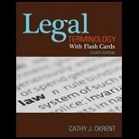 Legal Terminology With Flash Cards