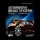Automotive Brake Systems   Classroom and Shop Manual