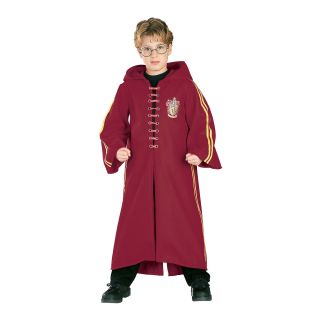 Harry Potter Quidditch Robe Super Deluxe Child Costume, Red, Boys
