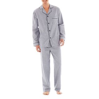 Stafford Premium Pajama Set Big and Tall, Red/Gray, Mens