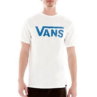 Vans Graphic Tee, White, Mens