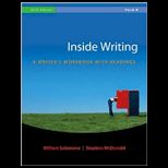 Inside Writing  Writing Workbook With Readings Form B