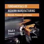 Fundamentals of Modern Manufacturing  Materials, Processes, and Systems With Access