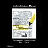 Statistics for Business and Economics   Student Solution Manual
