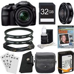 Sony a3000 Interchangeable SLR with 18 55 and SEL 20mm f2.8 Bundle