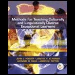 Methods for Teaching Culturally and Linguistically Diverse Exceptional Learners