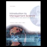 Introduction to Management Science  A Modeling and Case Studies Approach With Spreadsheets  Text Only
