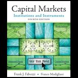 Capital Markets Institutions and Instrument