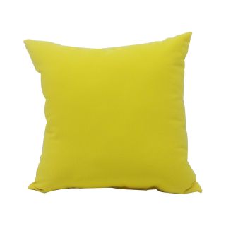 Solid Sunbeam Decorative Pillow, Yellow