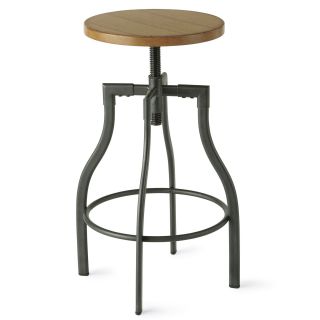 JCP Home Collection Newman Backless Barstool, Bronze