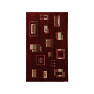 Shutterbug Rectangular Rugs, Madder Glow