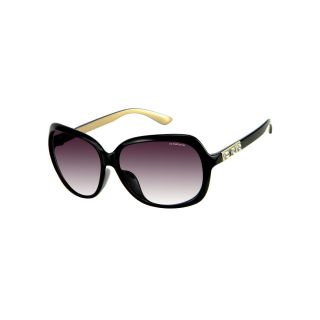 LIZ CLAIBORNE Dance Fever Sunglasses, Black, Womens