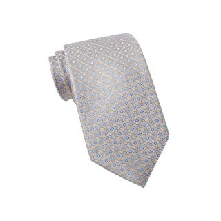 Stafford Neat Tie, Silver, Mens