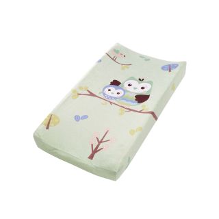 Summer Infant Who Loves You Owl Plush Pals Changing Pad Cover, Sage