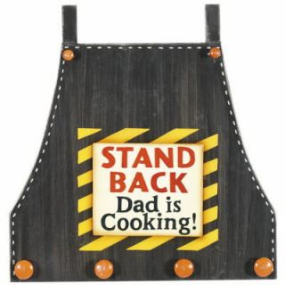 Stand Back Dad is Cooking Utensil Holder Sign