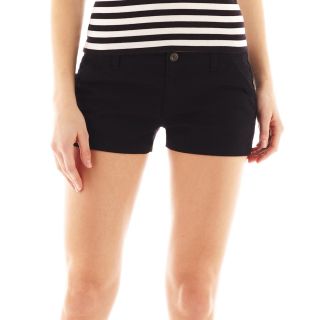 ARIZONA Bedford Cord Shorts, Black, Womens
