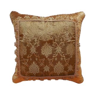 Croscill Classics Chateau 20 Square Decorative Pillow, Gold