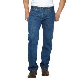 Levis 501 Original Fit Jeans, Dark Stonewash, Mens