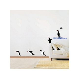 ART Penguin Group Dive Wall Decal