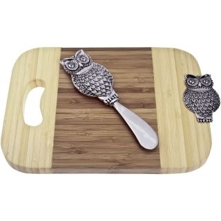 Thirstystone Owl Mini Serving Board with Spreader