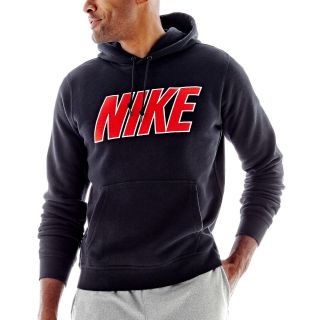 Nike Graphic Fleece Pullover Hoodie, Red/Black, Mens