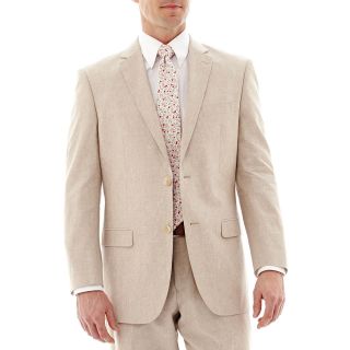 Stafford Cotton Linen Sport Coat, Tan, Mens