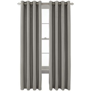 ROYAL VELVET Plaza Blackout Lined Grommet Top Curtain Panel, Smokey Taupe