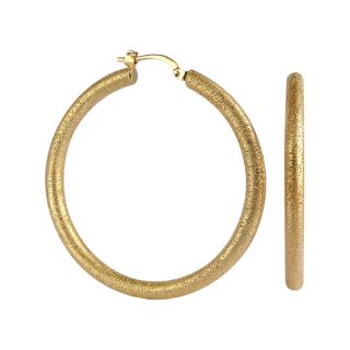 Charles Garnier 18K Gold Plated Hoop Earrings, Womens