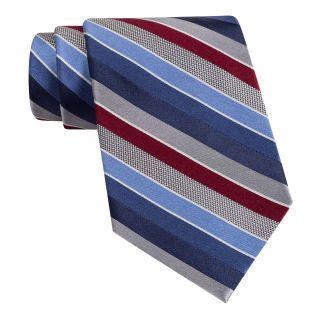 Arrow Bolt Stripe Necktie, Red, Mens