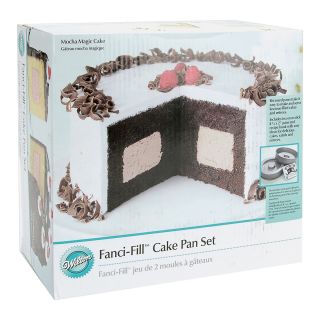 Wilton Fanci Fill Cake Pan Set