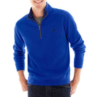 STAFFORD PREP Half Zip Sweater, Blue, Mens