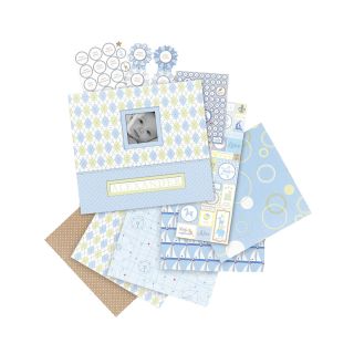 Postbound Baby Boy Little House Scrapbook Kit