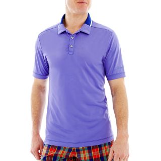Jack Nicklaus Brushed Solid Polo with Contrast Collar, Violet Storm, Mens