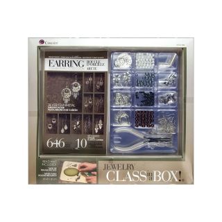 Cousin Jewelry Class In A Box   Silver Earring Collection Kit, Gray