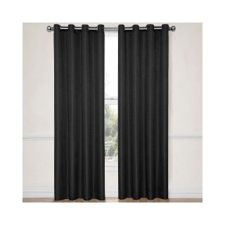Eclipse York Grommet Top Blackout Curtain Panel with Thermaback