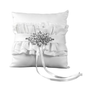 IVY LANE DESIGN Ivy Lane Design Isabella Ring Bearer Pillow, White
