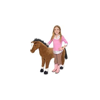 Melissa & Doug Horse Giant Stuffed Animal, Brown