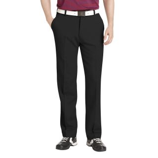 Izod Golf Classic Fit Flat Front Pants, Black, Mens