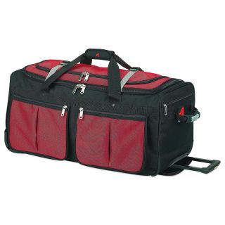 Athalon Sportsgear Athalon 25 Rolling Duffel Bag with 15 Pockets