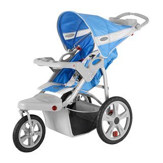 InStep Safari Stroller, Blue/Gray