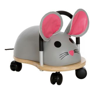 PRINCE LIONHEART Wheely Mouse Ride On Toy   Small, Grey